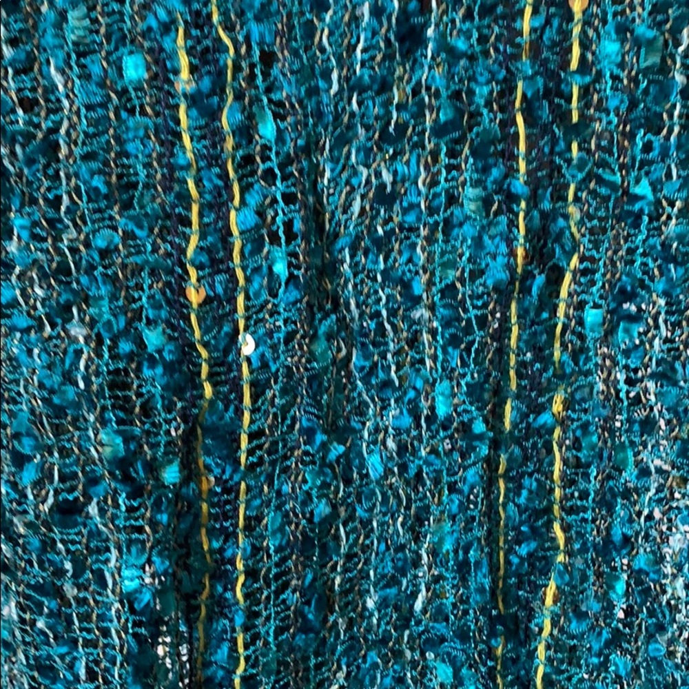 Turquoise Scarf - Picture 2 of 3